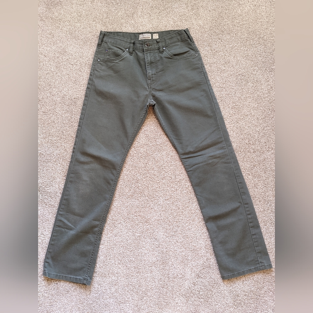 Patagonia Men's Performance Twill Jeans - Olive - Straight - 30x30